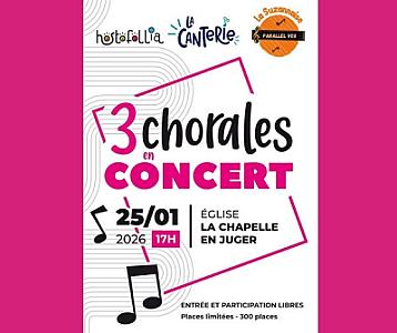 Concert des 3 Chorales 2026