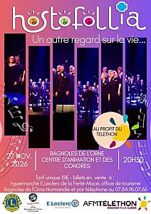 Concert Hostofollia au profit du Téléthon - Bagnoles de l'Orne