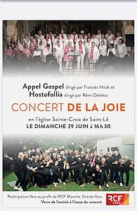 Concert Appel Gospel et Hostofollia au profit de RCF